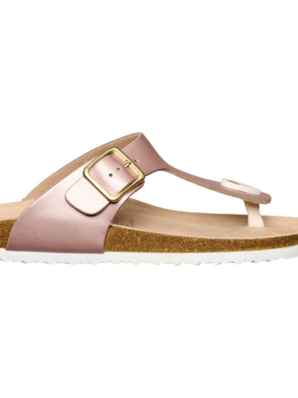 Serra Genuine Leather Footbed Sandals - rose gold - Women's Size 8 - New in Box